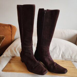 Browns Couture Chocolate Brown Suede Boots – Sz 7½